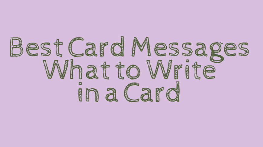 Image result for how to write a card